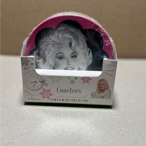 Dolly Parton 8 piece Coasters Set - all different designs!